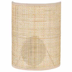 Wall Lamp DEMITRIE Rattan Natural