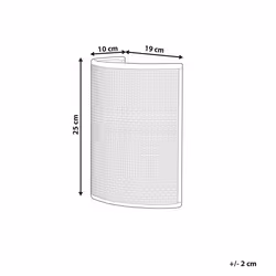 Wall Lamp DEMITRIE Rattan Natural
