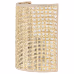 Wall Lamp DEMITRIE Rattan Natural