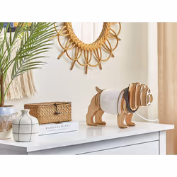 Table Lamp Dog Light Wood DOUCE