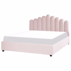 Ottoman Bed Velvet VINCENNES 180 x 200 cm (EU Super King) Pastel Pink - Additional view 5