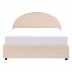 Ottoman Bed Boucle VAUCLUSE 140 x 200 cm (EU Double) Beige - Additional view 4