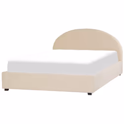 Ottoman Bed Boucle VAUCLUSE 140 x 200 cm (EU Double) Beige - Additional view 5
