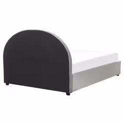 Ottoman Bed Velvet VAUCLUSE 160 x 200 cm (EU King Size) Light Grey - Additional view 5
