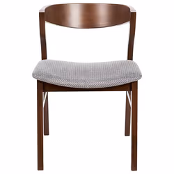 Set of 2 Dining Chairs MAROA Wood Light Grey
