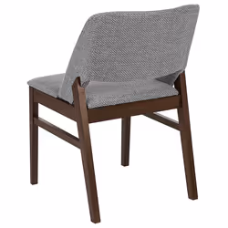 Set of 2 Dining Chairs BELLA Light Grey
