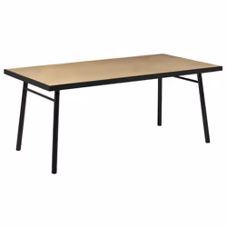 Dining Table IVORIE Light Ash Wood 180 cm 90 cm