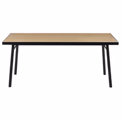 Dining Table IVORIE Light Ash Wood 180 cm 90 cm