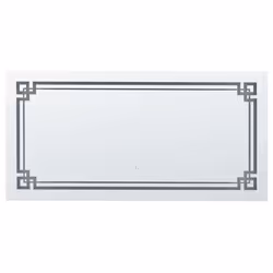 LED Bathroom Mirror AVRANCHES 120 cm 60 cm Silver