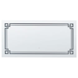 LED Bathroom Mirror AVRANCHES 120 cm 60 cm Silver
