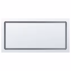 LED Bathroom Mirror BENOUVILLE 120 cm 60 cm Silver