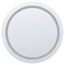 LED Bathroom Mirror COURSEULLES 79 cm 79 cm Silver