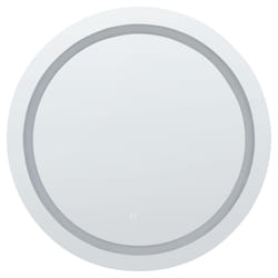 LED Bathroom Mirror COURSEULLES 79 cm 79 cm Silver