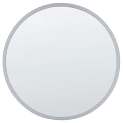 LED Bathroom Mirror DEAUVILLE 79 cm 79 cm Silver