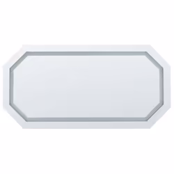 LED Bathroom Mirror LOCMARIAQUER 120 cm 60 cm Silver