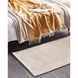 Viscose Area Rug 80 x 150 cm Light Beige GESI II