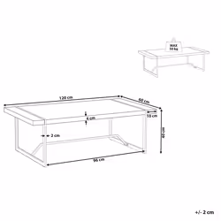 Coffee Table TULSA White