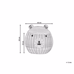 Rattan Bear Basket Natural HIMBA