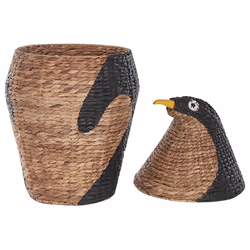Water Hyacinth Wicker Penguin Basket Natural HADZABE