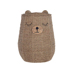 Seagrass Wicker Bear Basket Natural FULAN