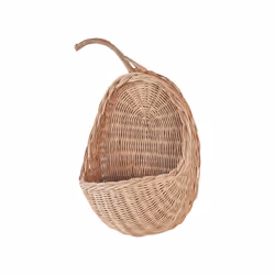 Rattan Apple Wall Bakset Natural MAKONDE