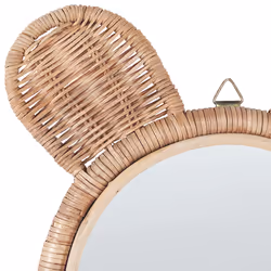 Wall Mirror 33 cm Natural ASHANTI