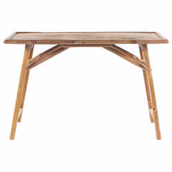 Garden Dining Table MOLISE 120 cm 69 cm Bamboo Wood Light Brown