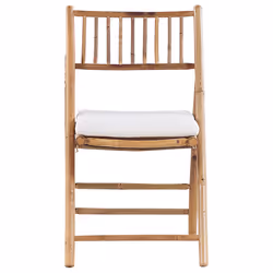 Bistro Set Folding SAVELLETRI Wood Brown - Additional view 4