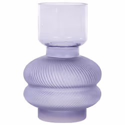 Flower Vase RODIA Glass 24 cm Violet