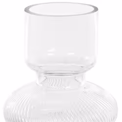Flower Vase RODIA Glass 24 cm Transparent
