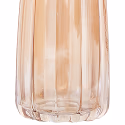 Flower Vase OKTONIA Glass 22 cm Orange