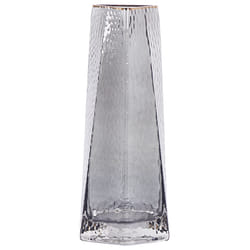 Flower Vase LILAIA Glass 27 cm Grey