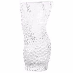 Flower Vase ELATOS Glass 23 cm Transparent