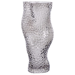 Flower Vase DYTIKO Glass 31 cm Grey