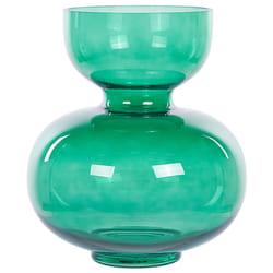 Flower Vase PALAIA Glass 27 cm Green