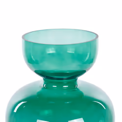 Flower Vase PALAIA Glass 27 cm Green