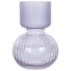 Flower Vase THETIDIO Glass 26 cm Violet