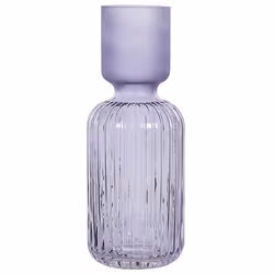 Flower Vase TRAGANA Glass 31 cm Violet