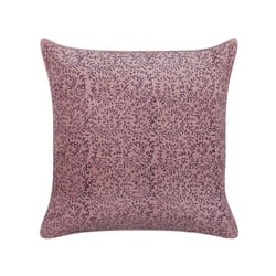 Velvet Cushion Floral Motif 45 x 45 cm Pink ROMNEYA
