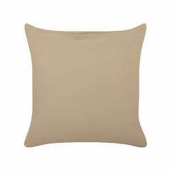 Cotton Cushion Geometric Pattern 45 x 45 cm Taupe SENECIO