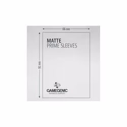 GameGenic Matte Prime Sleeves Standard size 100 Sleeves/pack Black