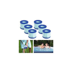 Flowclear Lay-Z-Spa 58477 Antimicrobial Filter Cartridge Size VI / Pack of 6 6