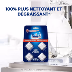 Machine Care Tablets - Dishwasher Tablets Against Dirt and Grease Inside The Dishwasher - Year Supply with 12 Dishwasher Cleaner Tablets