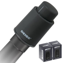 Deiss LUX 2-piece Wine Bottle Stopper Set, Reusable Vacuum Wine Preservers With Date Markers