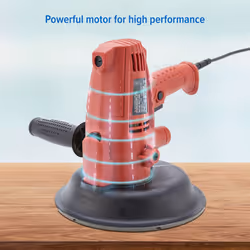 AREBOS 710W Ceiling Sander with Suction and 18x Sandpaper | 6 Speed Levels | 1.500-3.000 RPM | Drywall Sander / Wall Sander