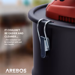 AREBOS 2in1 Ash Vacuum Cleaner 20 L 1200 W Chimney Vacuum Cleaner incl. HEPA Filter