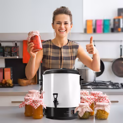 AREBOS Electric Catering Hot Drink Dispenser Mulled Wine Dispenser with Timer and Thermostat 2500 W