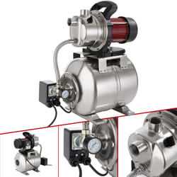 AREBOS Domestic Waterworks Garden Pump Water Pump 1200W 3800l/h 48 m