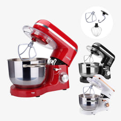 Stand Mixer Food Processer 1500W | Mixer with 6L Stainless Steel Mixing Bowl |Red