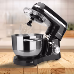 Stand Mixer Food Processer 1500W | Mixer with 6L Stainless Steel Mixing Bowl |Black